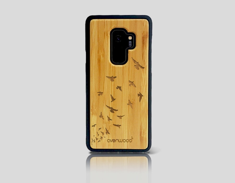 Coque arrière OISEAUX Samsung Galaxy S9